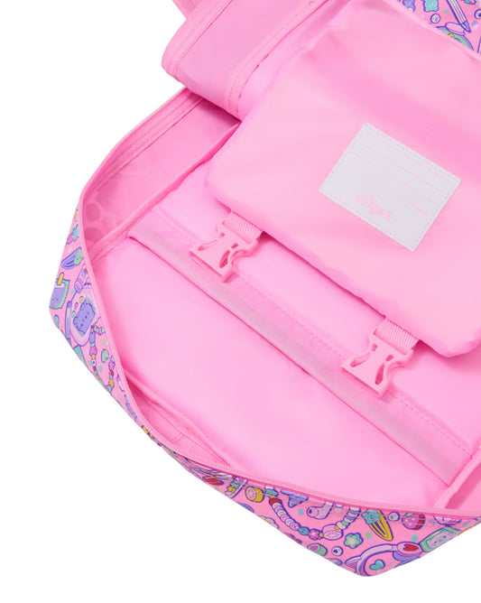 Smiggle Cute Pink 18" School Backpack for Kids