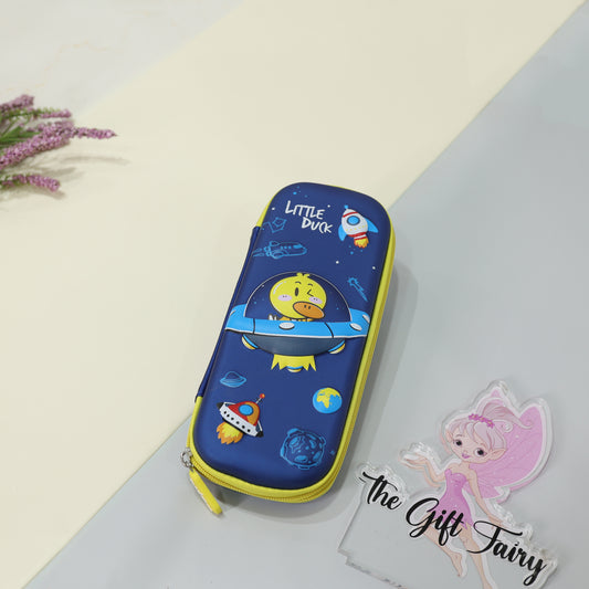 Kids Premium Hardtop Stationery Pouch – Assorted Cartoon Designs