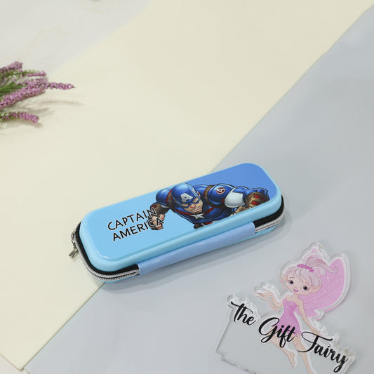 Kids Hard Case Pencil Pouch – Superhero & Unicorn Designs