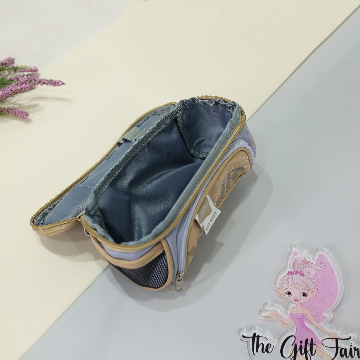 Jumbo Multi-Pocket SELF Zipper Stationery Pouch