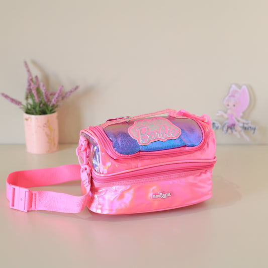 Smiggle Barbie Pink Trolley School Bag Combo – 18 Inch Backpack + Lunch Bag