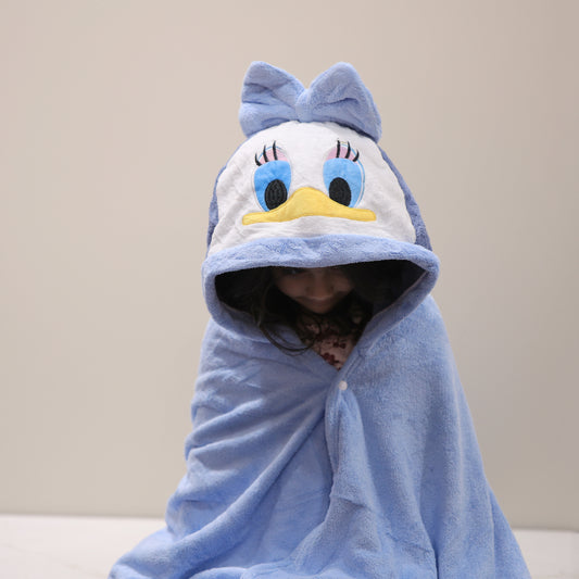 Donald Blue Hooded Soft Towel.