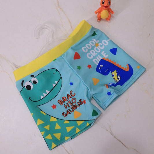 Kids Dinosaur Swim Shorts