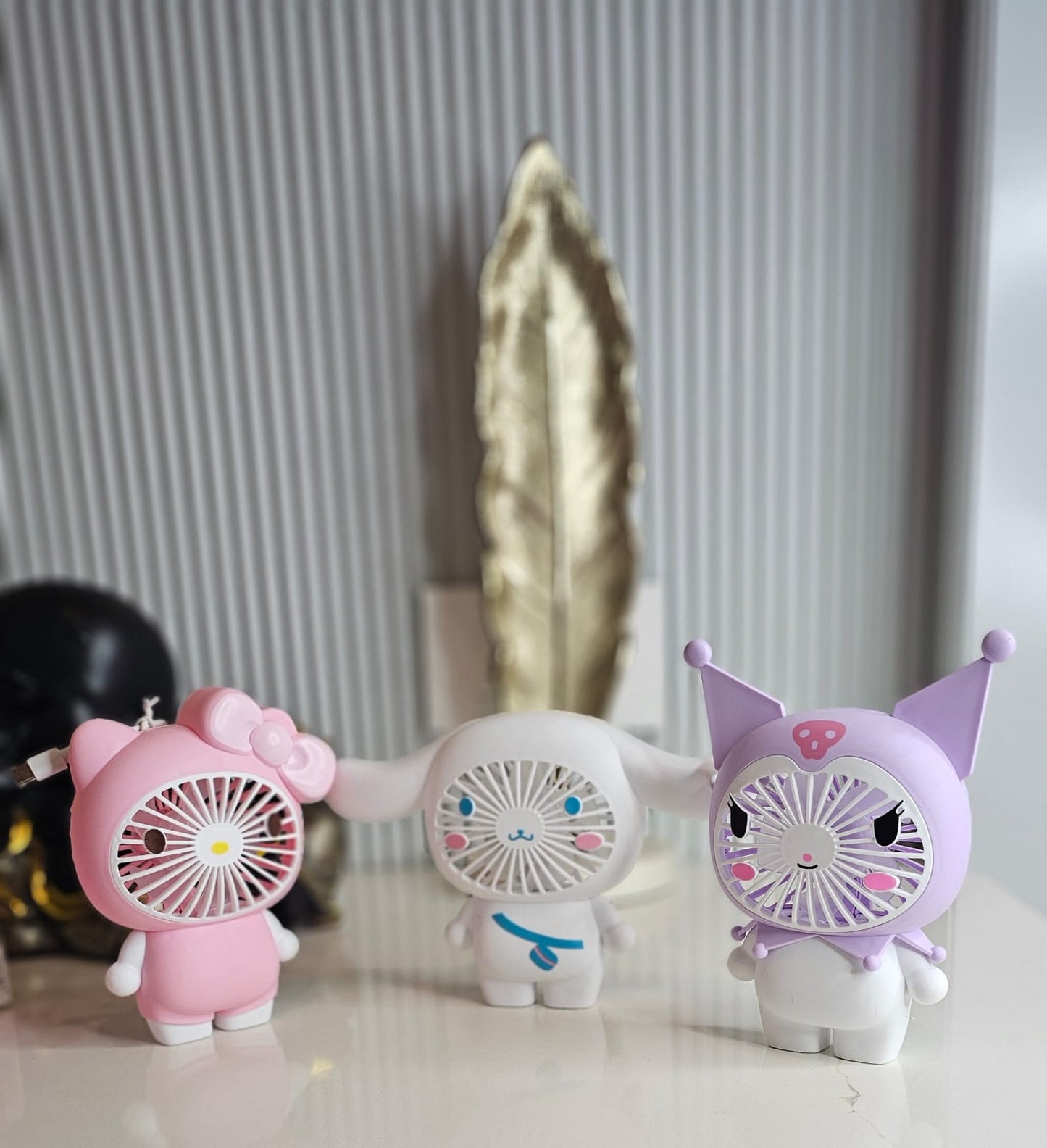 Cute Cartoon USB Mini Fan – Multi Character Variants