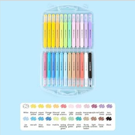 Giorgione Acrylic Marker Pens – 24 Colors Waterproof Art Set