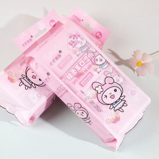 Sanrio Kids Cartoon Wet Wipes – Gentle Moist Wipes Pack (8 mini packs)