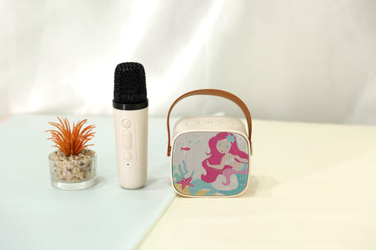 Premium Kids Portable Bluetooth Karaoke Speaker with Wireless Microphone