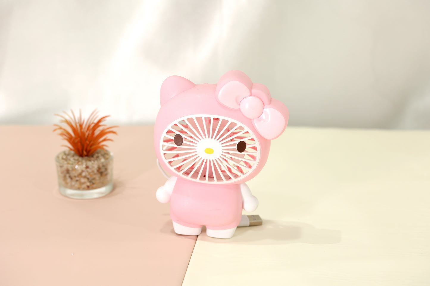 Cute Cartoon USB Mini Fan – Multi Character Variants