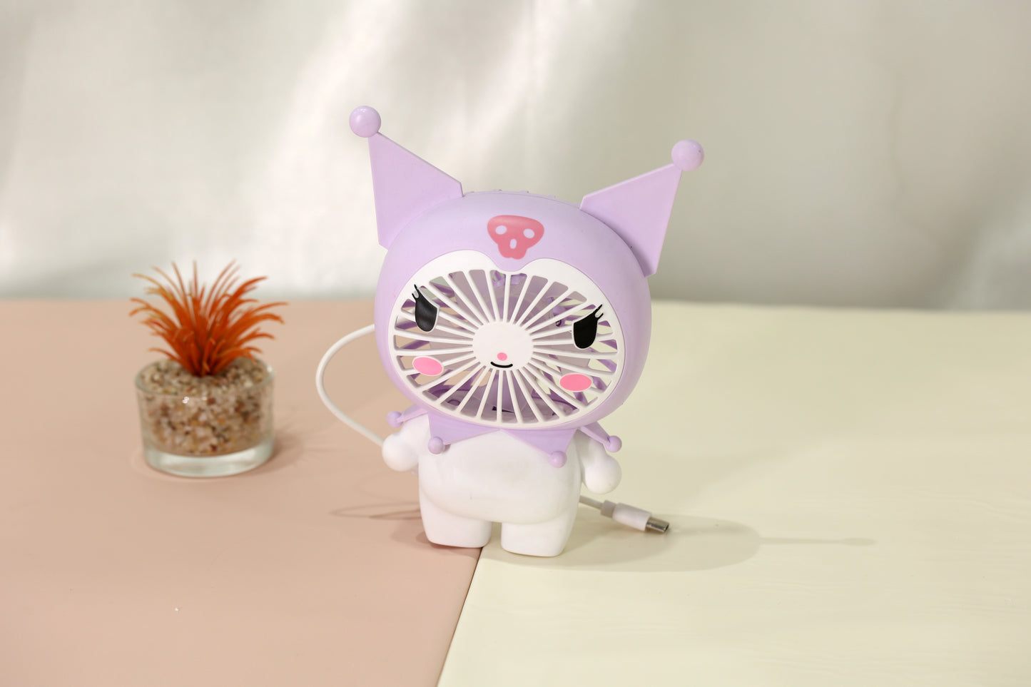Cute Cartoon USB Mini Fan – Multi Character Variants
