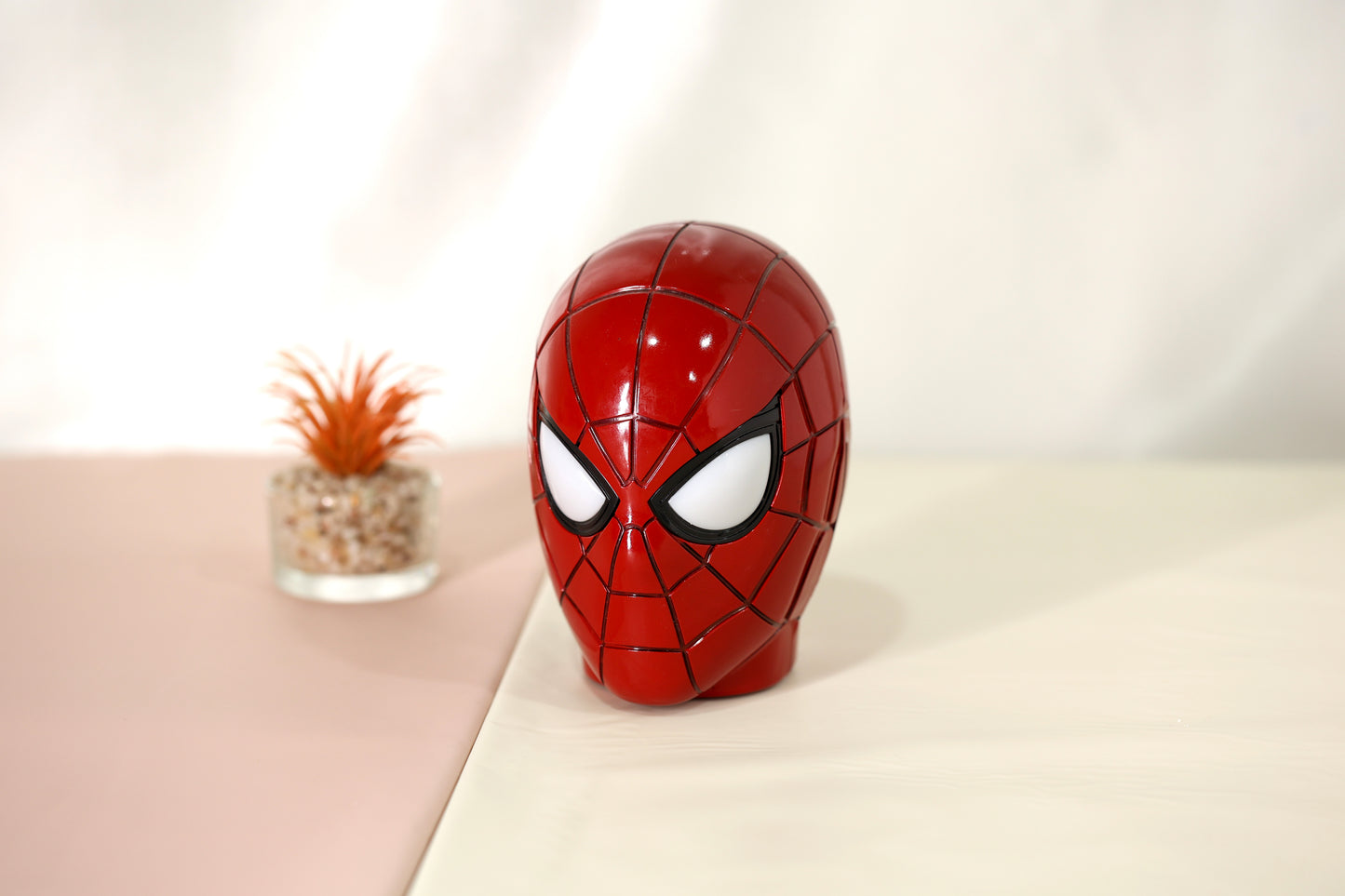 Spider-Man Head Bluetooth Speaker with LED Eyes