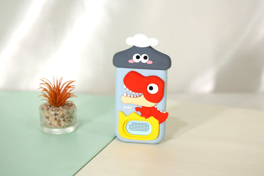 Kids Smart 2.8" Touchscreen Phone with Rotating Camera, Music & Games (Dino)