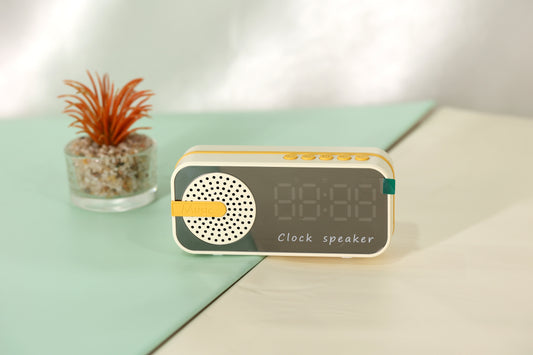 Multifunction Bluetooth Alarm Clock Speaker with LED Display