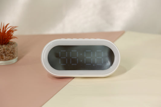 Digital LED Alarm Clock|              Bluetooth Speaker Alarm Clock with RGB Mood Light: Dual Alarm, Adjustable Volume, Wireless Speaker, 12/24H Voice Control| Snooze LED Digital Table.