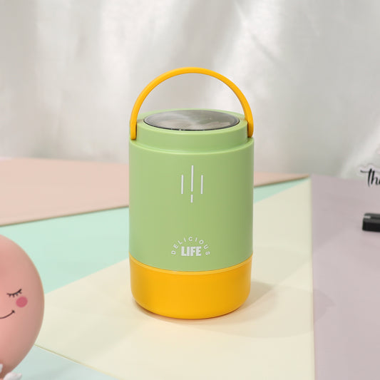 Pastel Bento Lunch Box Set with Handle – 3 Containers with Lids