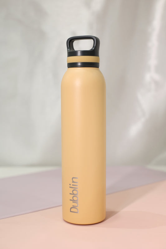 Dubblin RIO 900 Stainless Steel Insulated Water Bottle | Warm Mustard