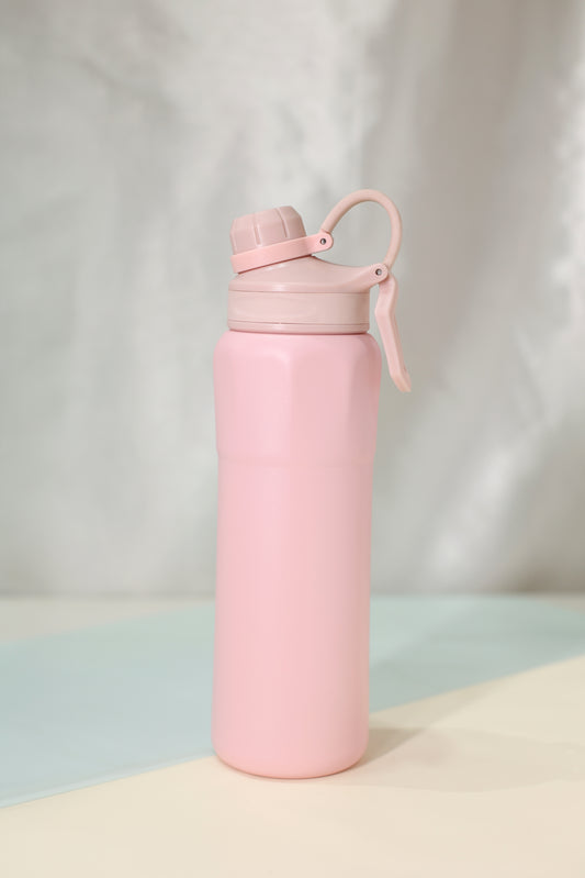 Stainless Steel INSULATED Water Bottle with Flip Cap & Carry Loop | Leak-Proof