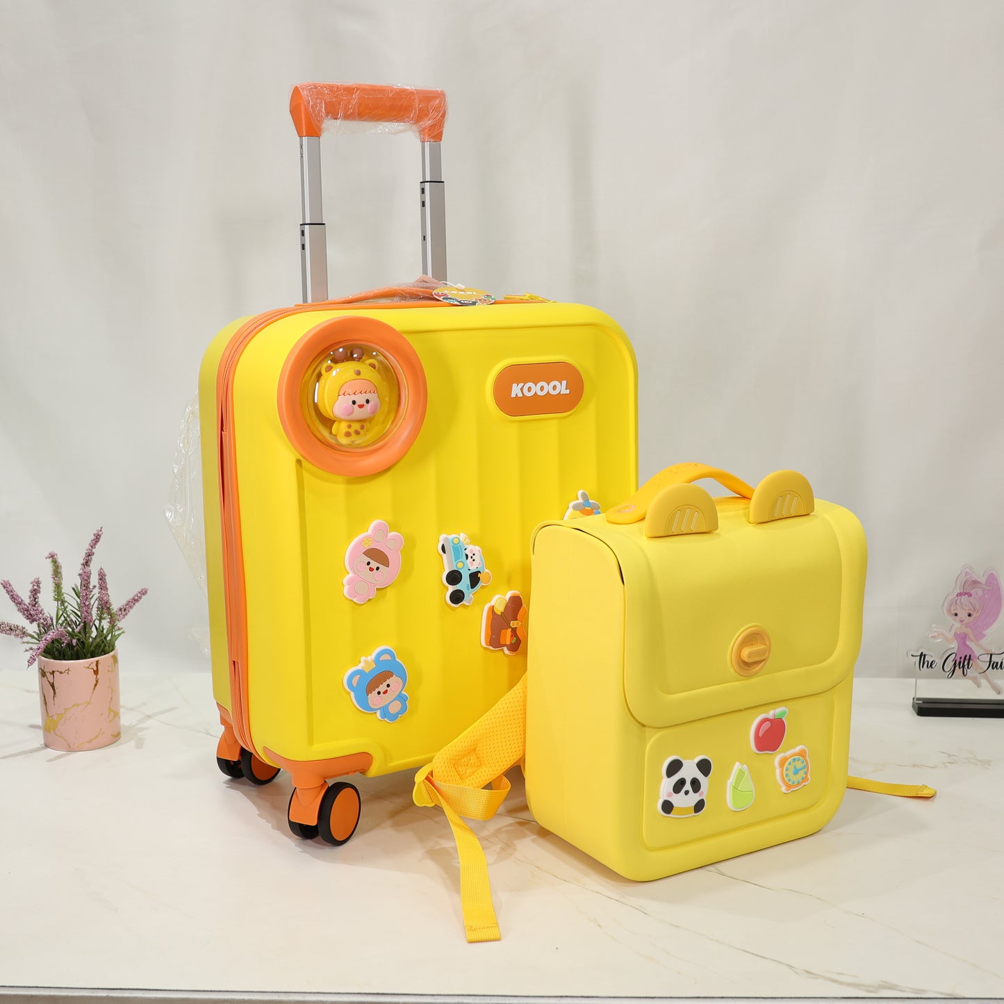 Koool – Kids Premium Ride-On Travel Suitcase | Sunny Yellow