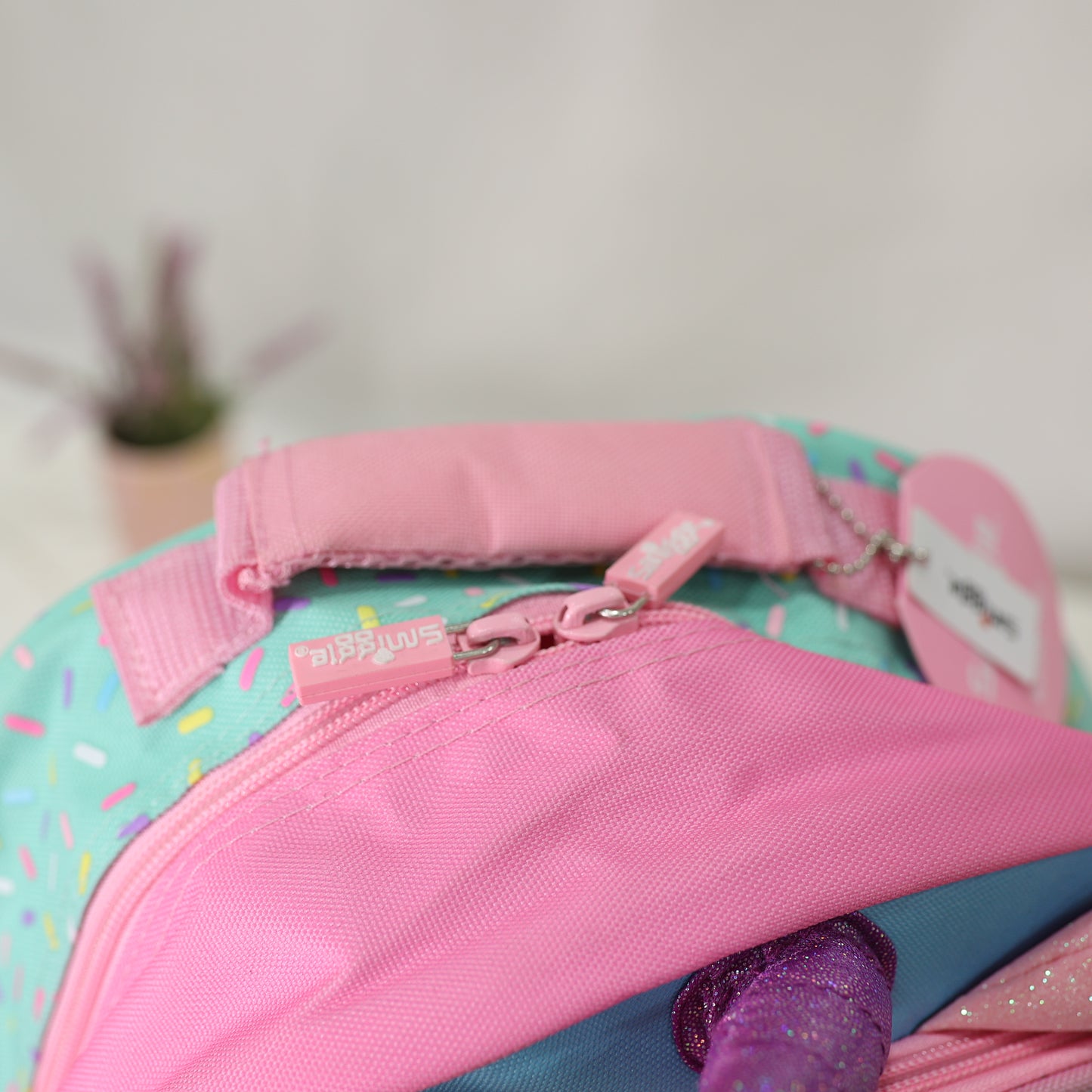 Smiggle Kids Trolley School Backpack Unicorn Pink