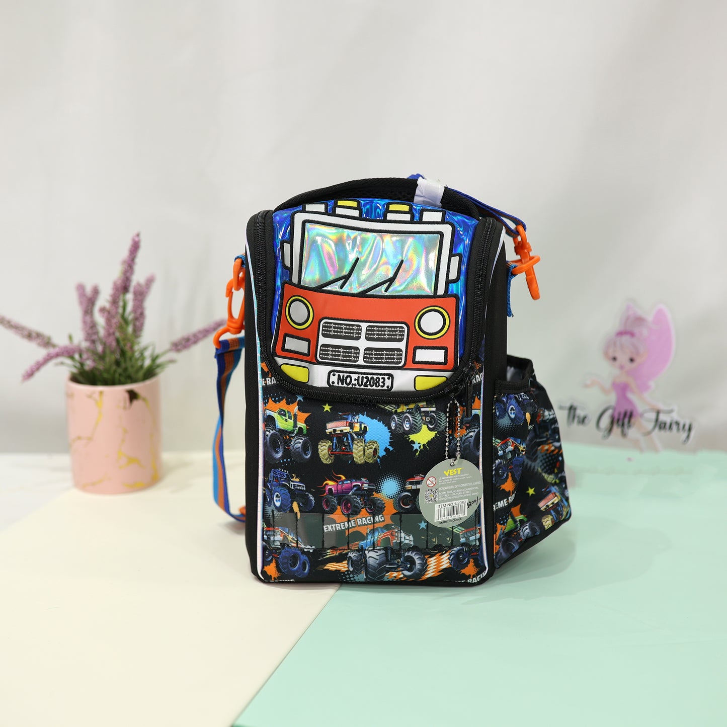 VEST Kids Premium Lunch Bag with Separate Bottle Compartment.– Cute Character Designs