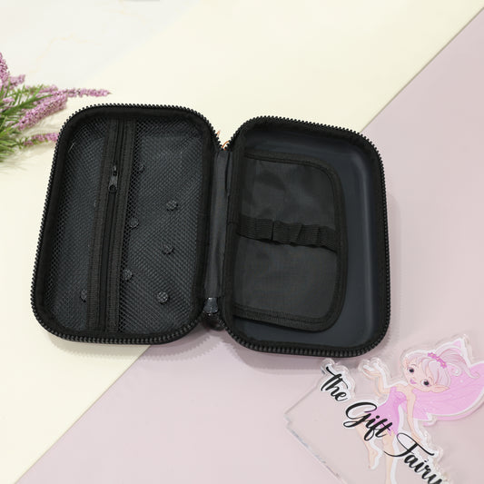 Space Theme Premium Silicone Stationery Pouch with Space  Charms