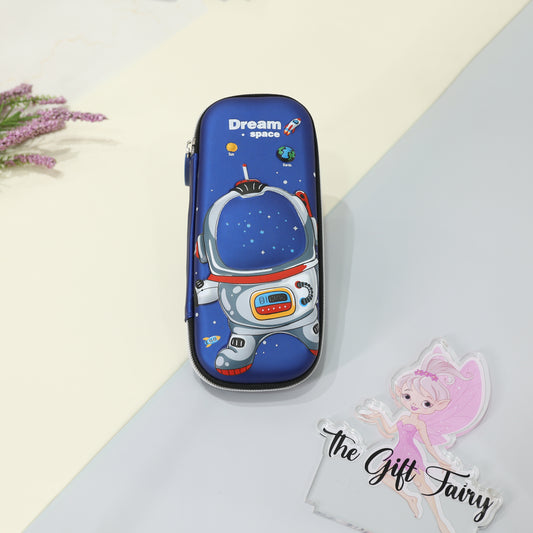 Kids Premium Hardtop Stationery Pouch – Assorted Cartoon Designs