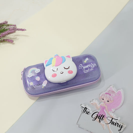 Unicorn Princess Transparent Stationery Pouch