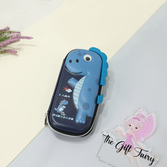 Kids Dinosaur Premium Hardtop Stationery Pouch