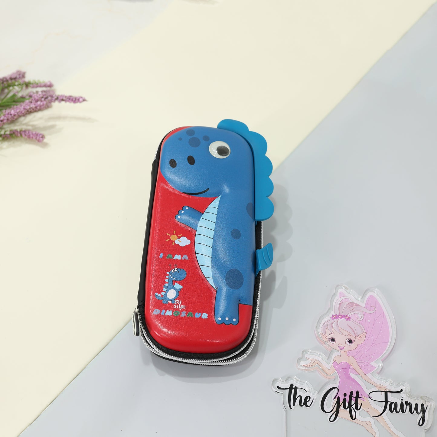 Kids Dinosaur Premium Hardtop Stationery Pouch