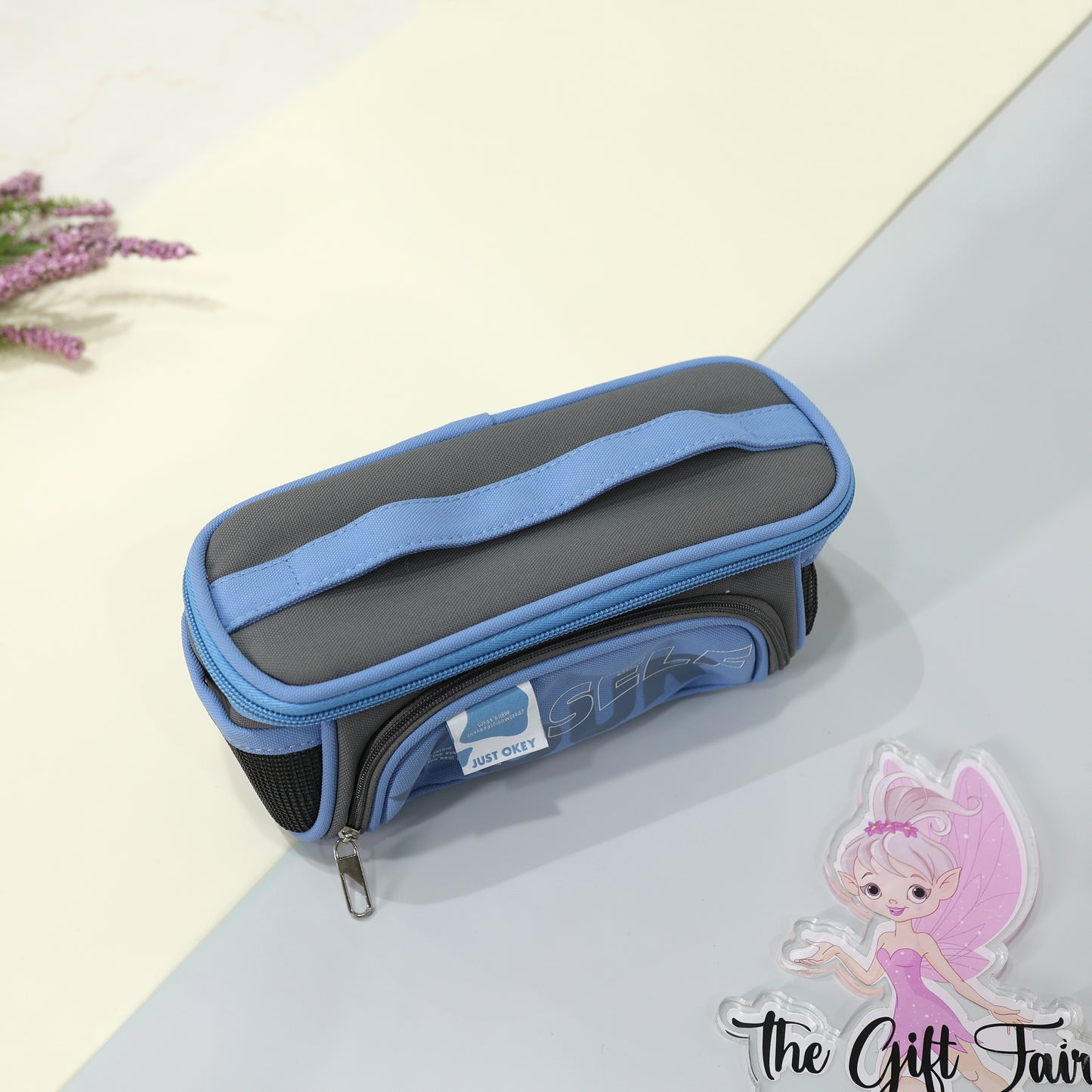 Jumbo Multi-Pocket SELF Zipper Stationery Pouch