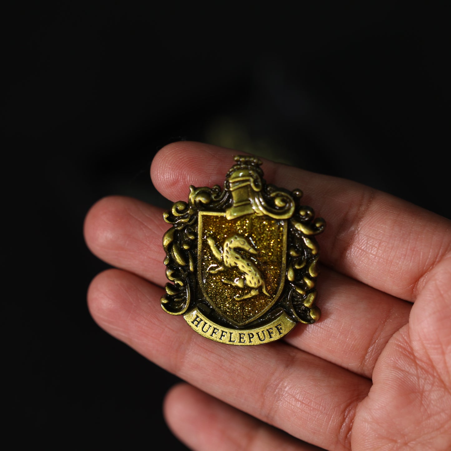 Harry Potter House Crest Metal Pins – Collectible Wizarding Badges