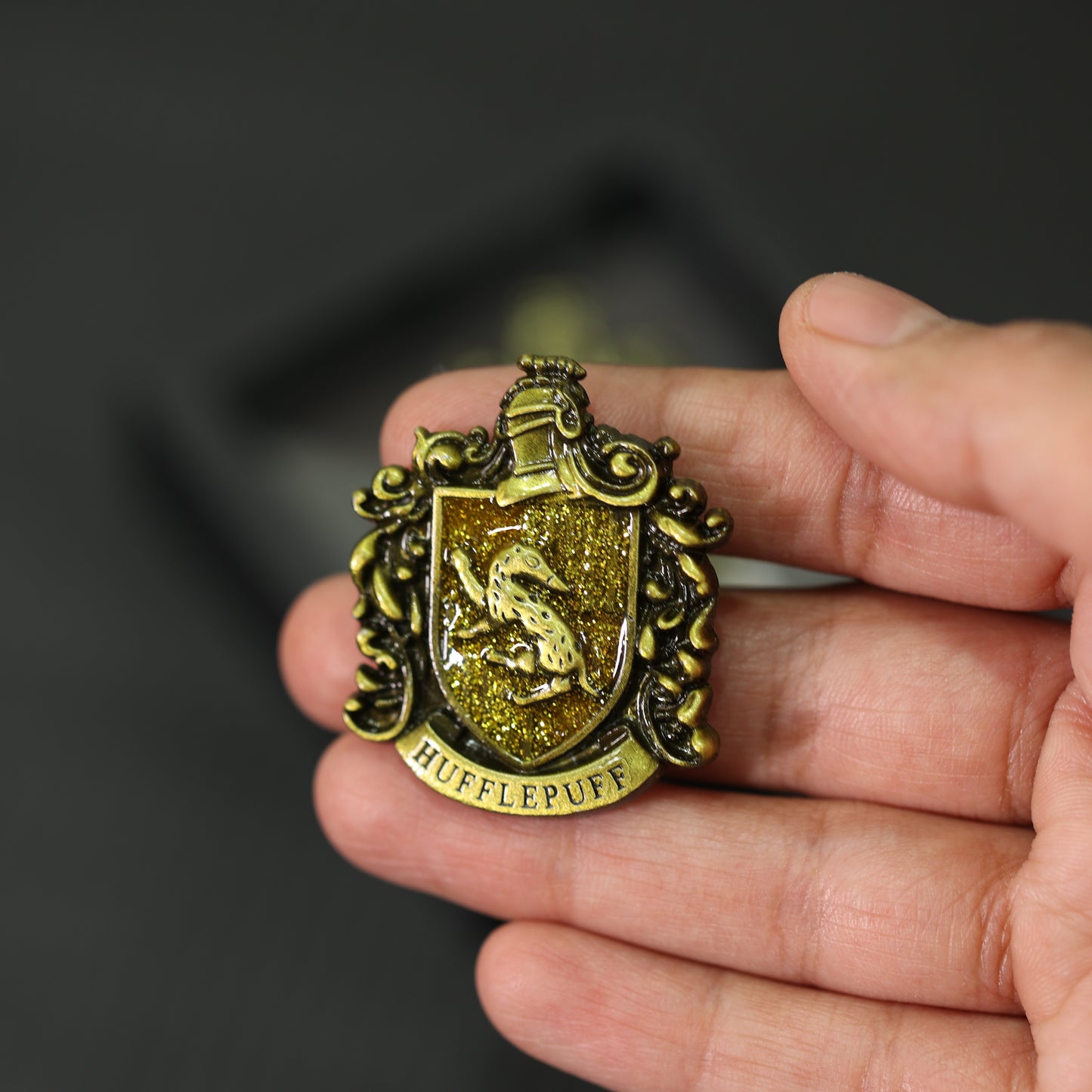 Harry Potter House Crest Metal Pins – Collectible Wizarding Badges