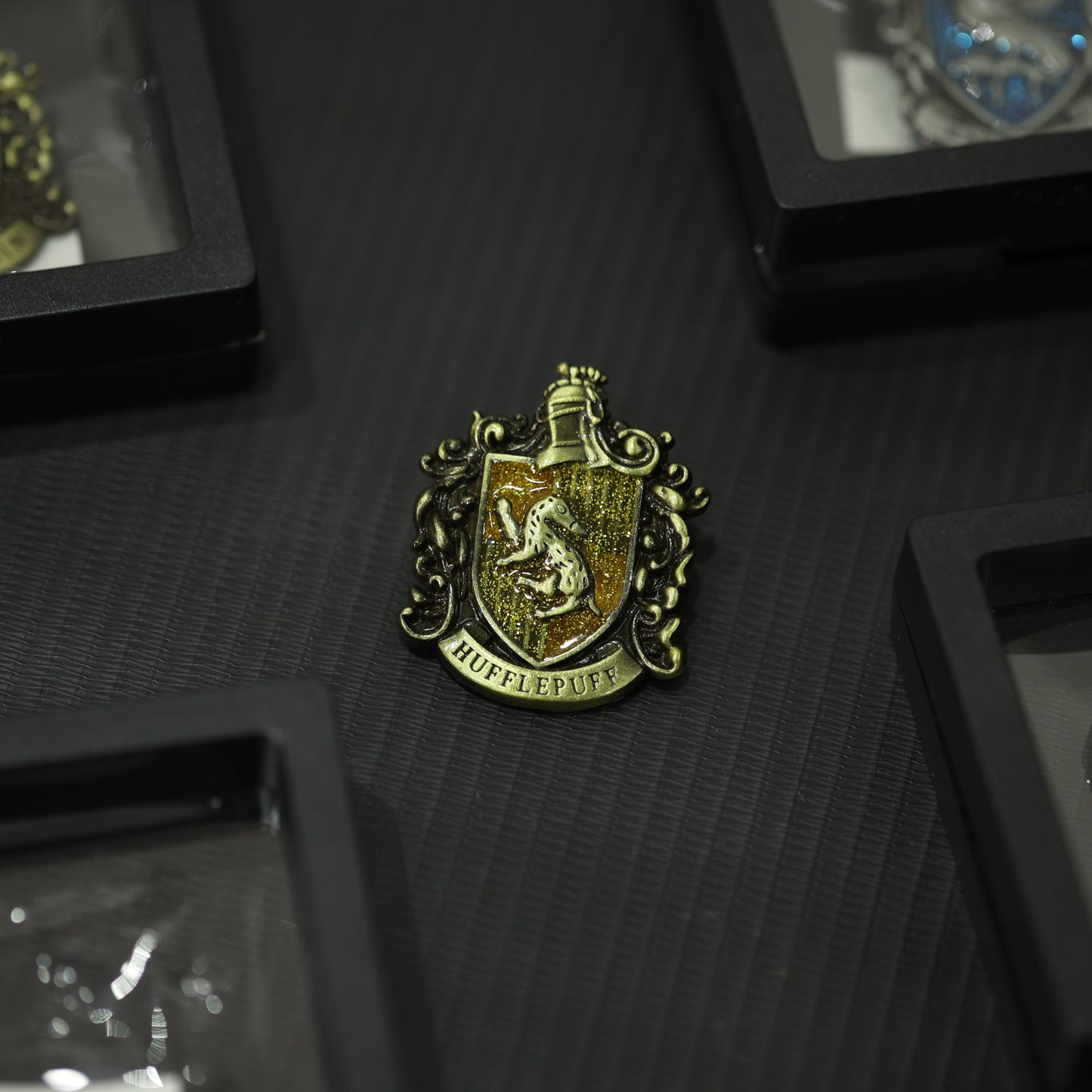Harry Potter House Crest Metal Pins – Collectible Wizarding Badges