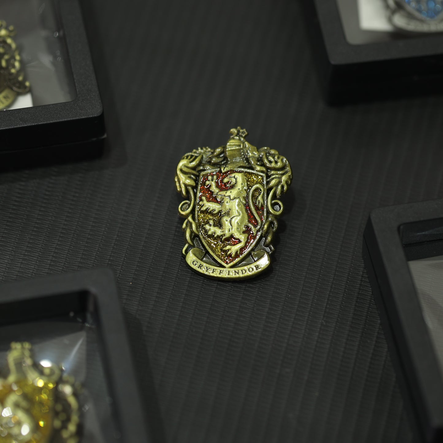 Harry Potter House Crest Metal Pins – Collectible Wizarding Badges
