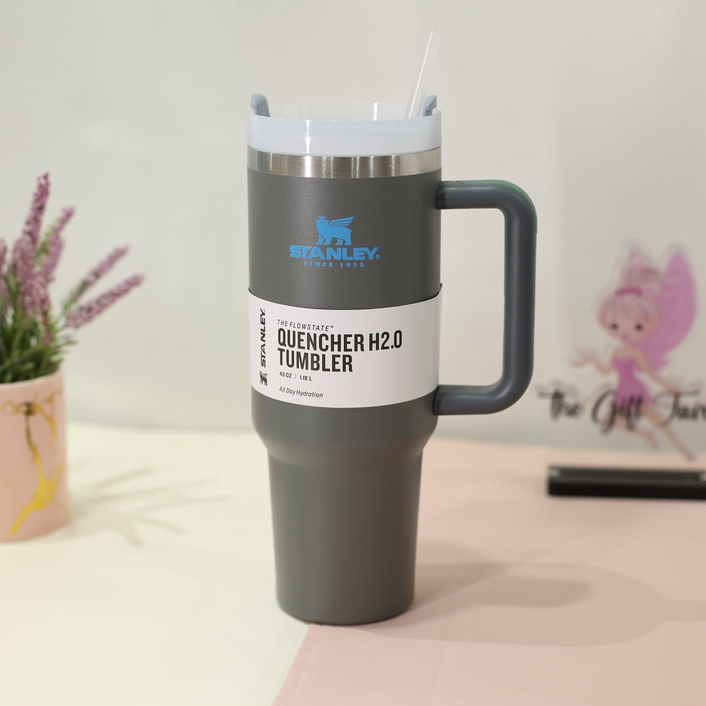 Stanley Quencher Insulated Tumbler | Premium Stainless Steel Mug | Solid Colour. 40oz