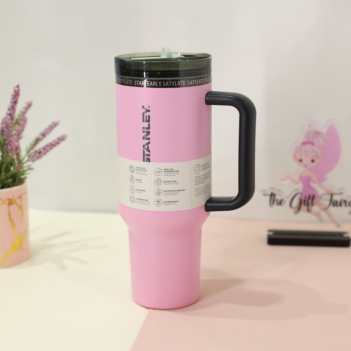 Stanley x Messi Quencher ProTour Flip Straw Tumbler | 40 oz