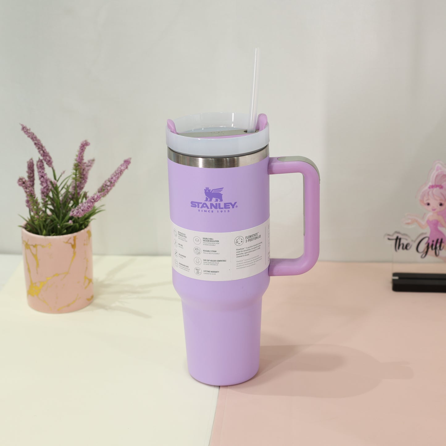 Stanley Quencher Insulated Tumbler | Premium Stainless Steel Mug | Solid Colour. 40oz