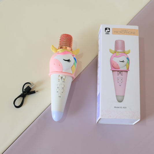 Unicorn Karaoke Microphone – Rechargeable Singing Mic for Kids