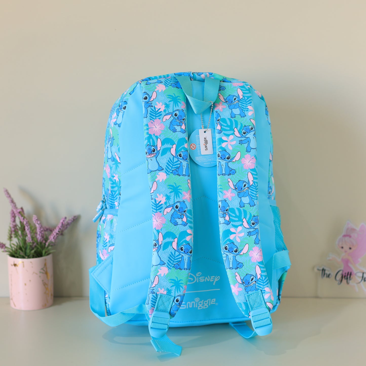 Smiggle Stitch Printed Shoulder School Backpack for Kids