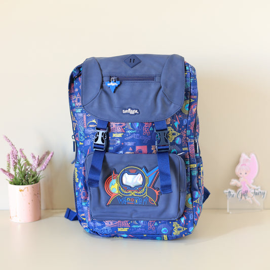 Smiggle Gaming Theme 18" School Backpack – Multi Design