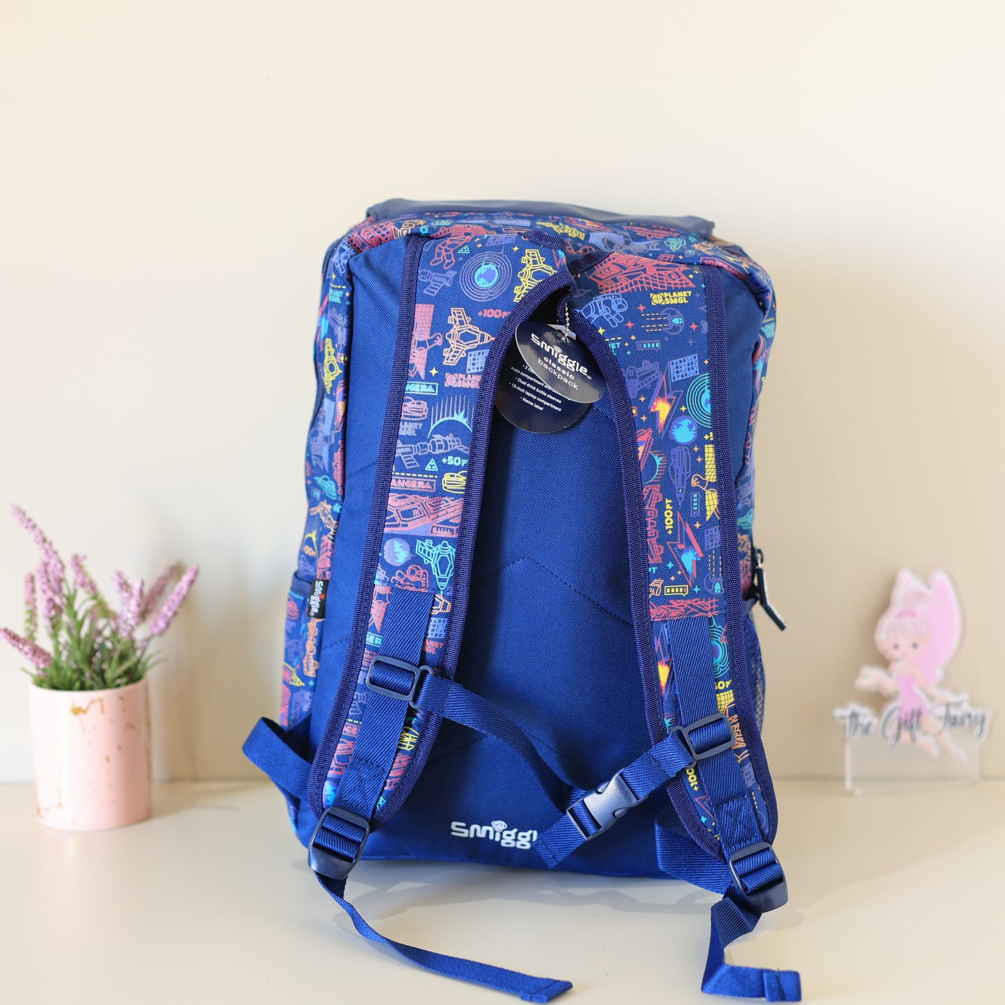 Smiggle Gaming Theme 18" School Backpack – Multi Design