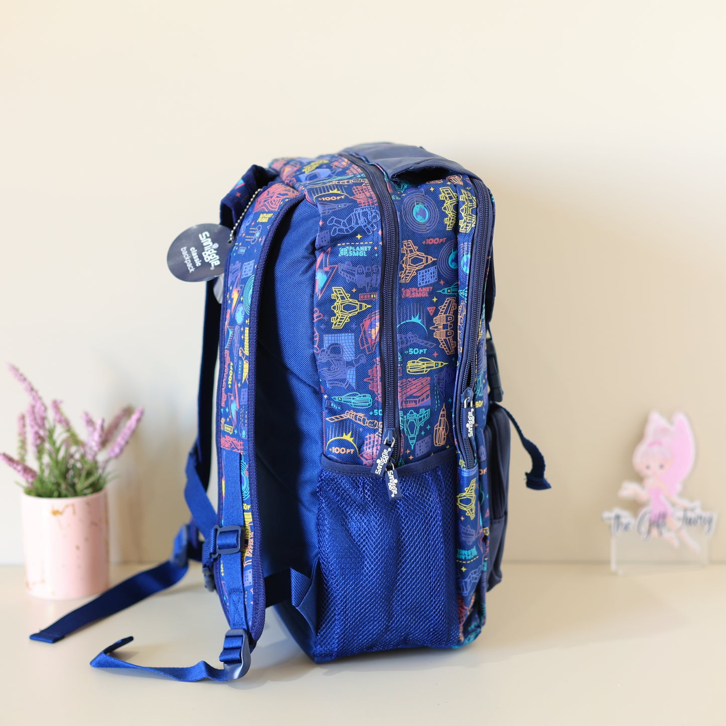 Smiggle Gaming Theme 18" School Backpack – Multi Design