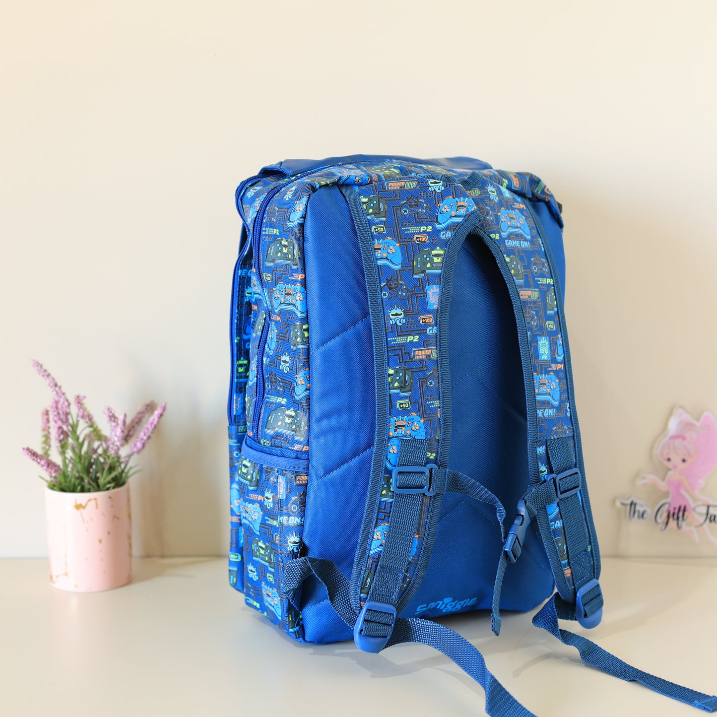 Smiggle Gaming Theme 18" School Backpack – Multi Design