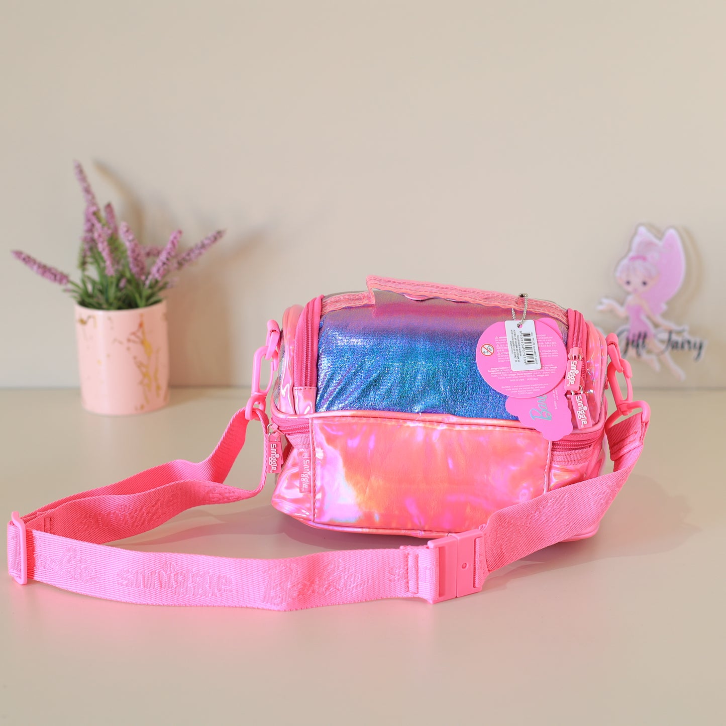 Smiggle Barbie Pink Trolley School Bag Combo – 18 Inch Backpack + Lunch Bag