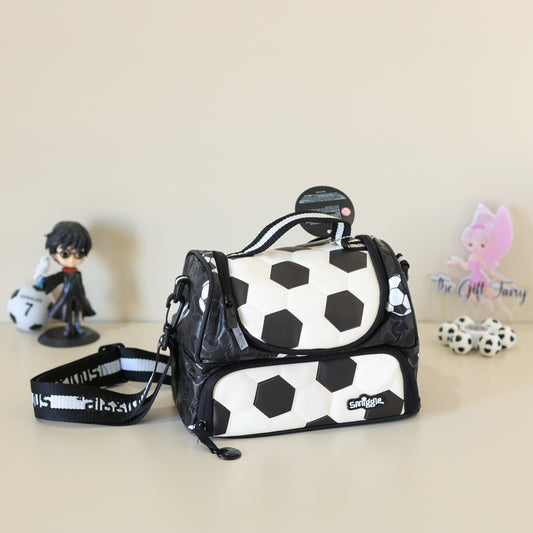 Smiggle Football Print Insulated Lunch Bag