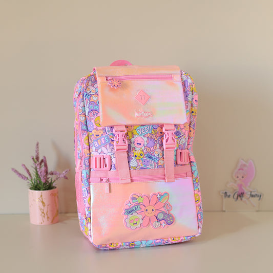 Smiggle Cute Pink  18" School Backpack for Kids