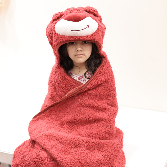 Sanrio Purr- fectly Cozy Wearable Blanket. [Lotso]