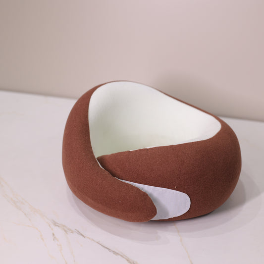 Memory Foam Travel Neck Pillow – Ergonomic Support Cushion