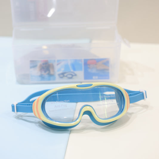 Kids Anti-Fog Swimming Goggles with UV Protection and Storage Case
