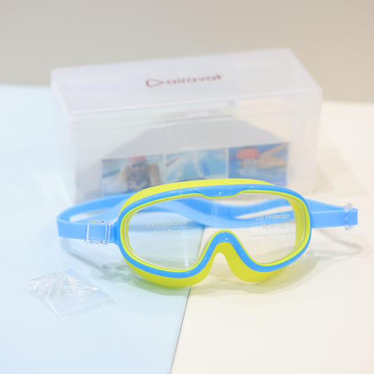 Kids Anti-Fog Swimming Goggles with UV Protection and Storage Case – Yellow & Blue (Copy)