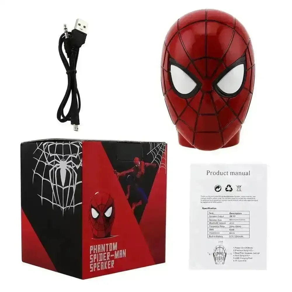 Spider-Man Head Bluetooth Speaker with LED Eyes